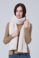 Chunky knit winter scarf     soft warm thick long ribbed wrap