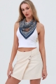 Classic boho print bandana lightweight for spring   summer 1