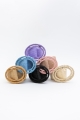 Coastal weave raffia belt with oval buckle, multiple colors