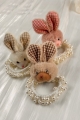 Cute bunny hair tie playful   stylish accessory