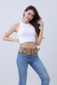 Discover double buckle elastic belts in elegant colors