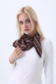 Floral dot print satin square scarves for resale 1