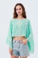 Geometric embroidered kimono cardigan     2way styling