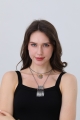 Layered tribal pendant necklace boho style 1