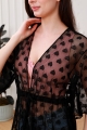Long sheer heart mesh kimono     lightweight   flowy 2