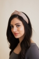 Metallic pleated headband     ombre shimmer   chic style 2