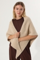 Ribbed knit multi   way wear warm shawl wrap