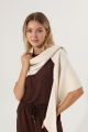 Soft knit triangle multi   way wear women warm shawl scarf
