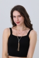 Starlit harmony layered tassel necklace 4