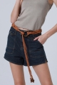 Vintage ethnic handwoven belt wooden ring beaded waist rope design for women