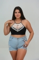 Xlarge crochet lace high neck bralette 6