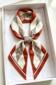 Retro Stripe Pattern Long Skinny Neck Scarf