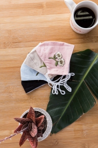 Wildflower Face Mask & Headband Set – Stylish & Reusable 