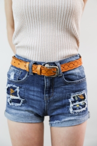 Bohemian Punched Out Fashion Belt
