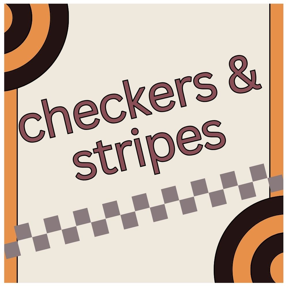 Checkers & Stripe Scarves